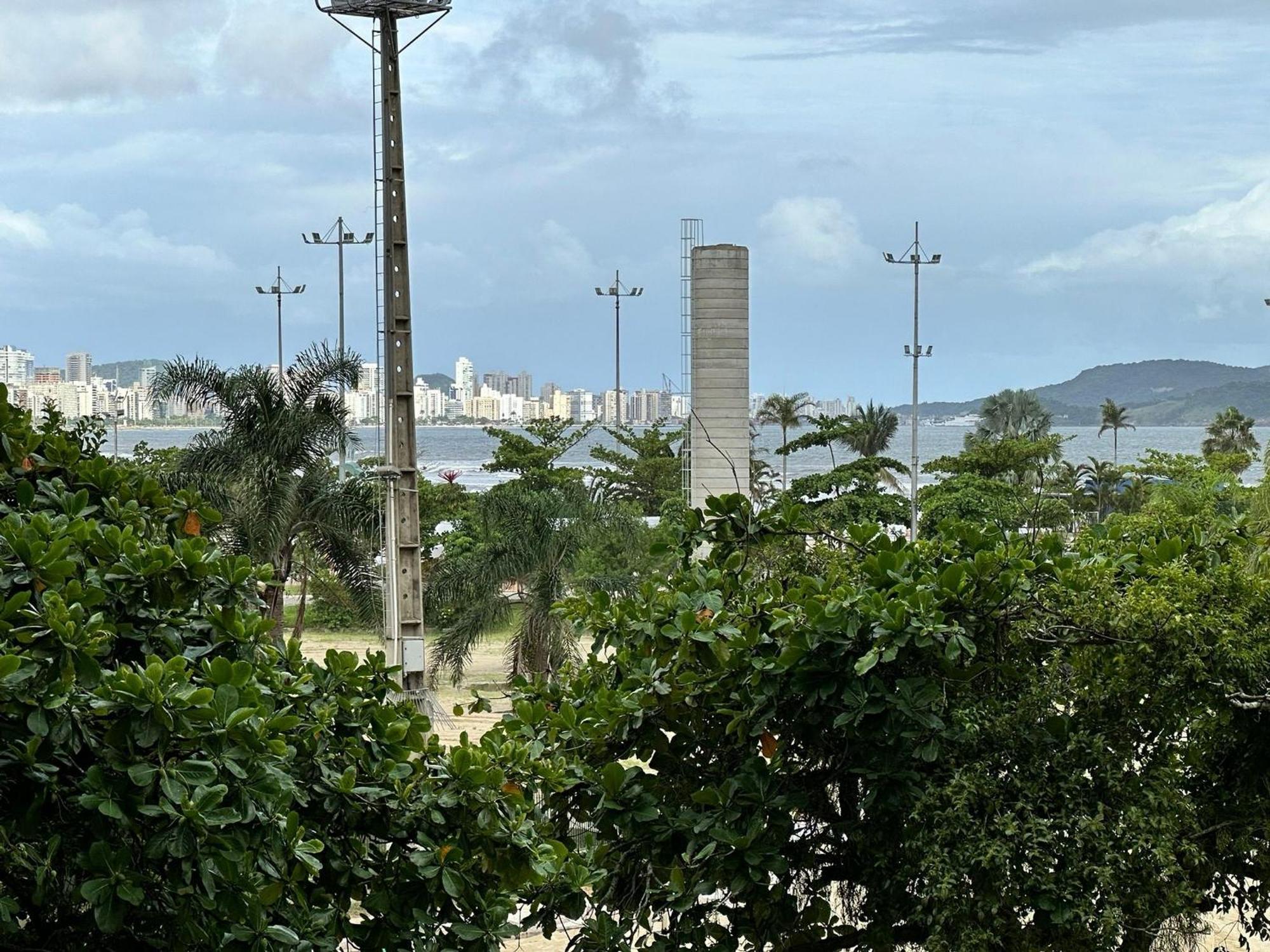 Apartamento Ap Pe Na Areia Vista Parcial Mar Santos  Exterior foto
