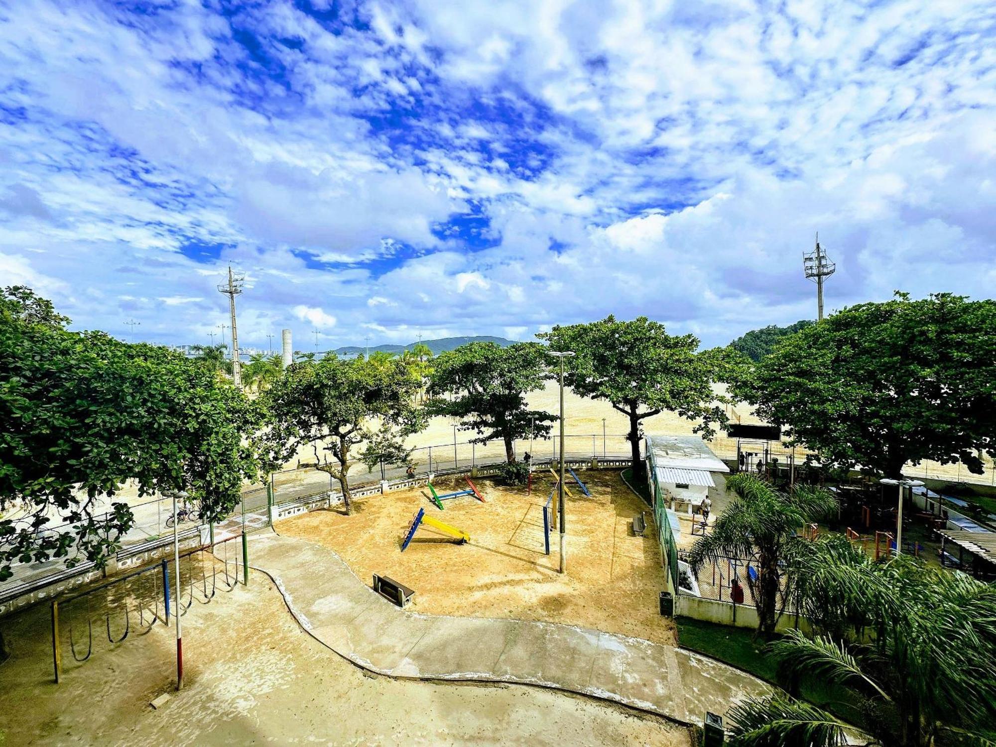Apartamento Ap Pe Na Areia Vista Parcial Mar Santos  Exterior foto