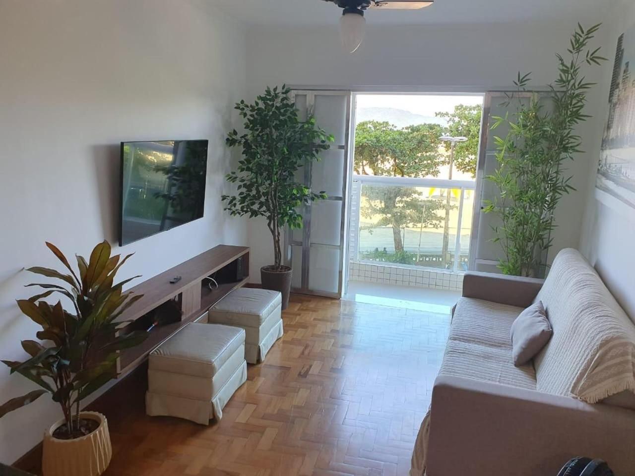 Apartamento Ap Pe Na Areia Vista Parcial Mar Santos  Exterior foto