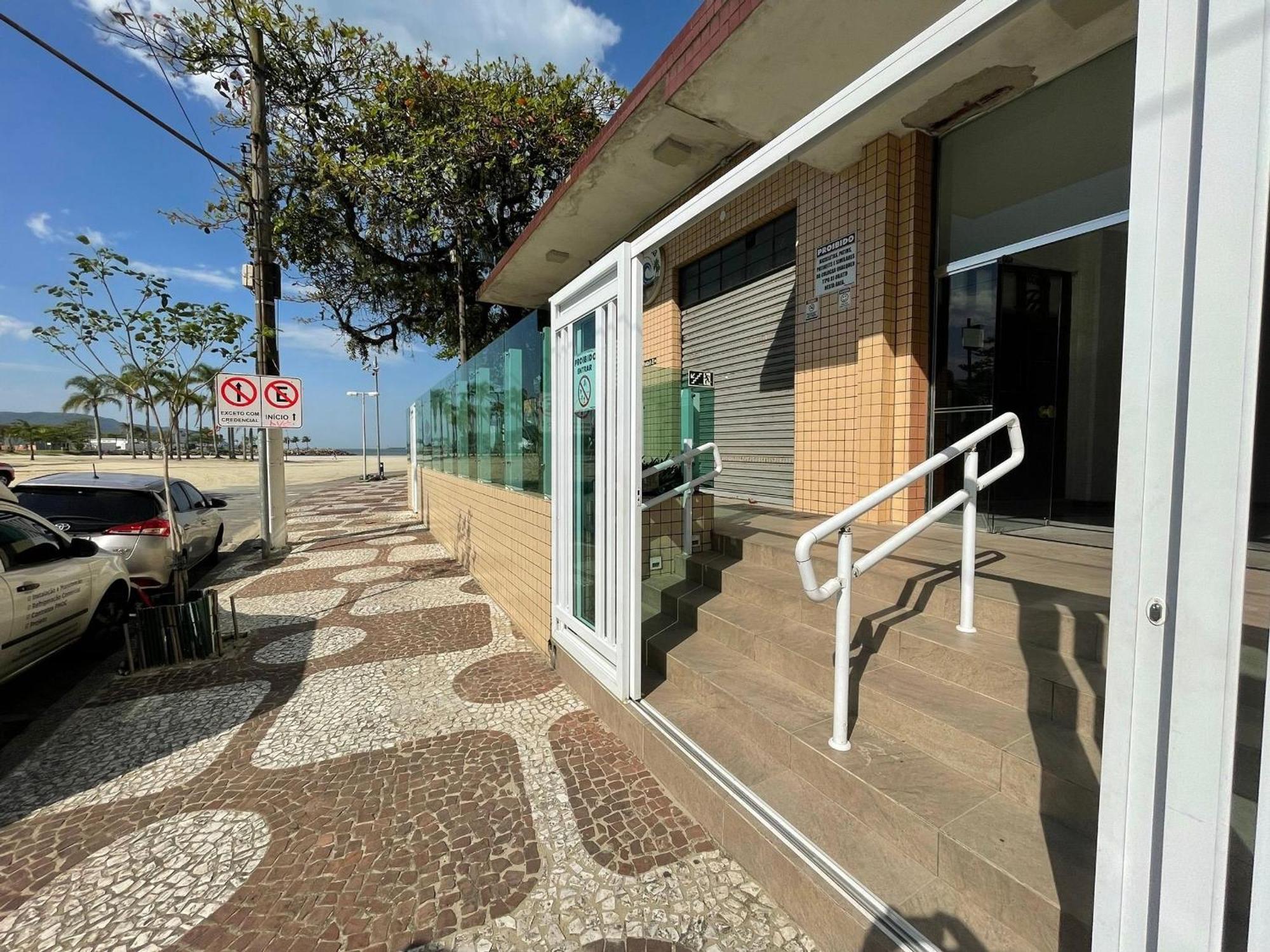 Apartamento Ap Pe Na Areia Vista Parcial Mar Santos  Exterior foto